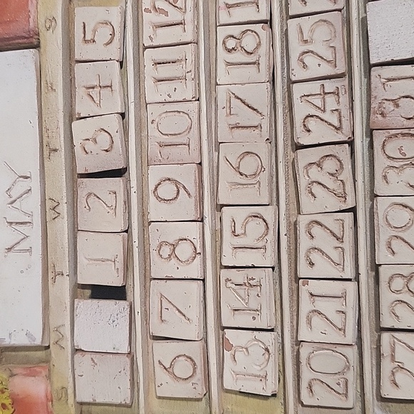 LL Bean Al Pisano Vintage Perpetual Calendar Country Carvers Display Made In USA - Picture 6 of 13